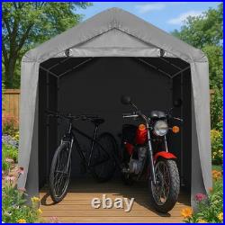 8x8ft Storage Shelter Shed Outdoor Heavy Duty Carport Canopy Garage Car Tent