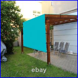 9' Waterproof Replacement Pergola Shade Cover Panel withRod Yard Garden Turquoise
