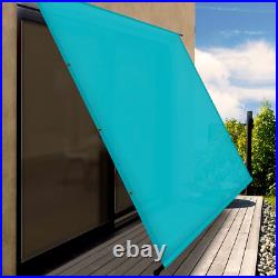 9' Waterproof Replacement Pergola Shade Cover Panel withRod Yard Garden Turquoise