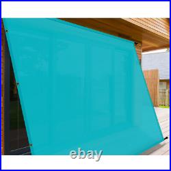 9' Waterproof Replacement Pergola Shade Cover Panel withRod Yard Garden Turquoise