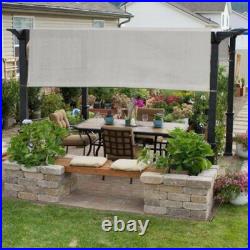 90% UV Block HDPE Permeable Canopy Replacement Pergola Shade Cover withRod Pocket