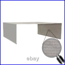 90% UV Block HDPE Permeable Canopy Replacement Pergola Shade Cover withRod Pocket