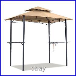 9ft Outdoor Grill Gazebo Tent Garden Sunroof Barbecue Canopy Tent BBQ Grill Tent