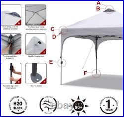 ABCCANOPY Canopy Tent 10x10 Pop Up Canopy Outdoor Canopies Super Comapct Canopy