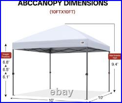 ABCCANOPY Pop up Canopy Outdoor Patio Portable Canopy Tent Heavy Duty for Back