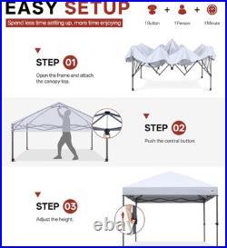 ABCCANOPY Pop up Canopy Outdoor Patio Portable Canopy Tent Heavy Duty for Back