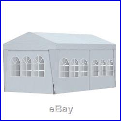 ALEKO 20 x 10 Portable Garage Carport Car Shelter Canopy, White