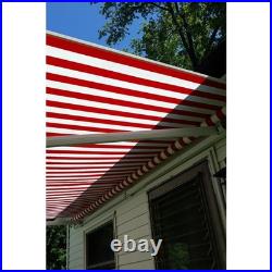 ALEKO Awning Fabric Replacement 20x10 Feet for Retractable Awning Red White