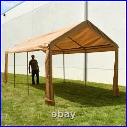 ALEKO Beige 10' x 20' Heavy Duty Outdoor Gazebo Canopy Tent with Sidewalls