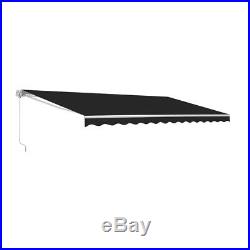 ALEKO Retractable Patio Awning 13 X 10 Ft Deck Sunshade Canopy