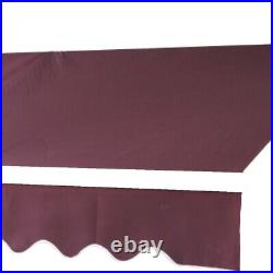 ALEKO Retractable Patio Awning 8 X 6.5 Ft Deck Sunshade Burgundy Color