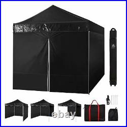 AMERICAN PHOENIX 10x10Ft Pop Up Canopy Tent Portable w Side Wall (Various Color)