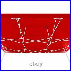 AMERICAN PHOENIX 10x15 Ft Red Pop Up Canopy Tent Portable Commercial Instant