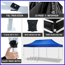 AMERICAN PHOENIX 10x20 Canopy Tent with Roller Bag, Camping Tarp, Ropes and Stakes