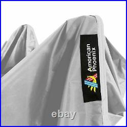 AMERICAN PHOENIX 10x20 Ft White Canopy Tent Pop Up Portable Instant Heavy Duty