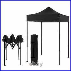 AMERICAN PHOENIX 5x5 Black Pop Up Canopy Tent Portable Beach Instant Sun Shelter