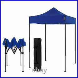 AMERICAN PHOENIX 5x5' Blue Pop Up Canopy Tent Portable Beach Instant Sun Shelter
