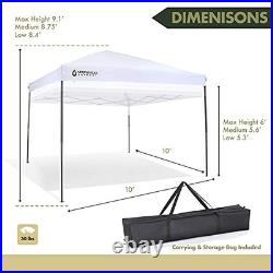 ARROWHEAD 10'x10' (v2.0) Pop-up Canopy & Shelter KGS0382U - Scratch & Dent