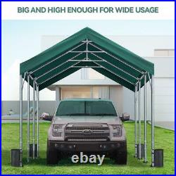 Adjustable Carport 10'x20' Heavy Duty Car Shelter Storage Canopy Boat Cover Shed