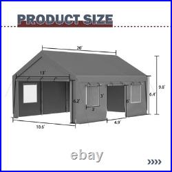 All-Weather Portable Garage Shelter for Car, Truck, Boat, Vehicle