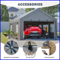 All-Weather Portable Garage Shelter for Car, Truck, Boat, Vehicle