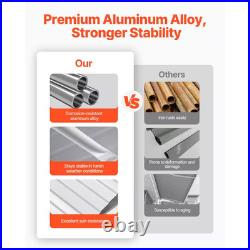 Aluminum Awning 60 X 42 In, Lightweight and Stable Aluminum Awnings, Protection