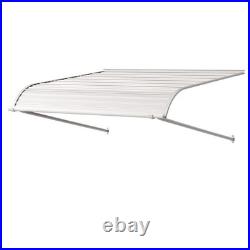 Aluminum Window Awning Door Canopy Arc-Shaped Solid Metal Exterior Awning