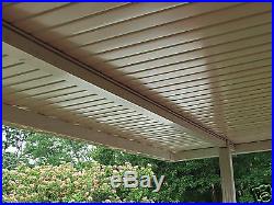 Aluminum awning, patio cover set back beam 24 foot