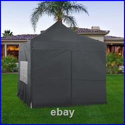 Aoodor 10 x 10 FT. Commercial Instant Pop Up Canopy Tent with Windows Sidewalls