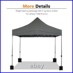 Aoodor 10'x10' Pop Up Canopy Tent Outdoor Party Canopy Gazebo Event withSidewalls