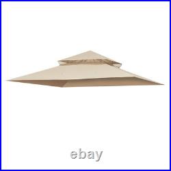 Aplus 10.6'x10.6' Gazebo Top Replacement for Customized Model Patio Light Beige