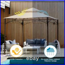 Aplus 10.6'x10.6' Gazebo Top Replacement for Customized Model Patio Light Beige