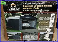 Arrow Carport Enclosure Kit 12x20x7 Model #10181