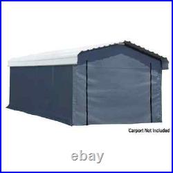 Arrow enclosure kit 12ft x 20ft for carport with convenient drive-through access
