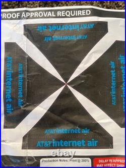 At&t Internet Air 10' x 10' Tent Canopy Black Blue