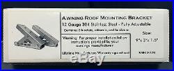 Awning Roof Mounting Bracket (universal) New Design Set Of 2