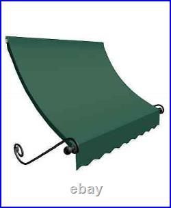 Awntech 4-Feet Charleston WindowithEntry Awning, 44 by 24-Inch, Green