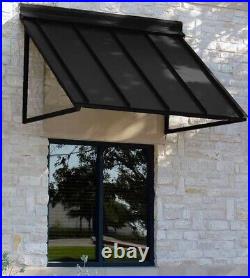 Awntech Houstonian Standing Seam MetalAwning. 24D x 44W x 24H