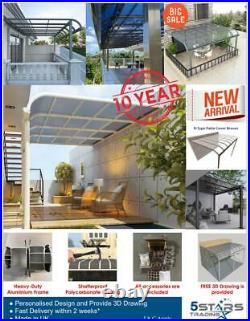 BESPOKE NEW DESIGN Aluminium Canopy, Alfresco, Garden Patio Cover, Veranda UK