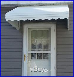 BLOWOUT SALE WHITE 68x 38x 18 Aluminum Awning-Window-Door Canopy kit
