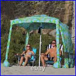 Beach Cabana, 6.2'×6.2' Beach Canopy, Easy Set up and Take Down, Cool Cabana Bea