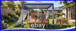 Beach Cabana, UPF 50+ Beach Tent Sun Shelter, 8 x 8 ft Large Pop Up Beach Canopy