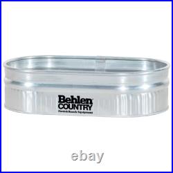 Behlen Country Steel Stock Tank Round End Approximately 44 Gallon 2 x 1 x 4ft