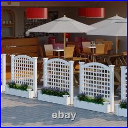 Belmont 45.5 Freestanding Enclo Privacy Screen Planter Stylish Outdoor Accent