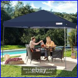 Best Choice Products 12x12ft 1-Person Setup Pop Up Canopy Tent Instant, Navy Blue