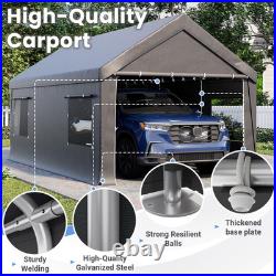 Bezseller 10x20 FT Heavy Duty Carport Canopy with Removable Sidewalls, Portable
