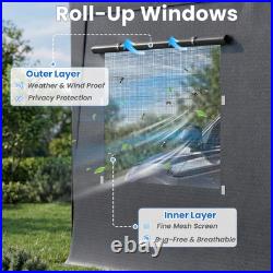 Bezseller 10x20 FT Heavy Duty Carport Canopy with Removable Sidewalls, Portable