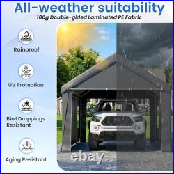 Bezseller 10x20 FT Heavy Duty Carport Canopy with Removable Sidewalls, Portable