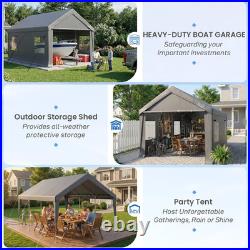 Bezseller 10x20 FT Heavy Duty Carport Canopy with Removable Sidewalls, Portable