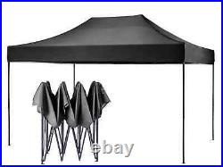 (Black Frame) 10x15 Classic Colors Outdoor Canopy Tent